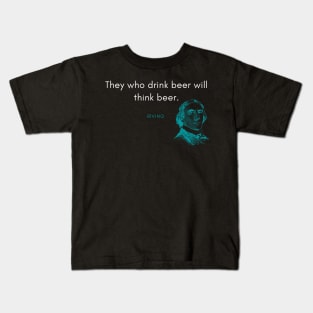 Washington Irving Quote Kids T-Shirt